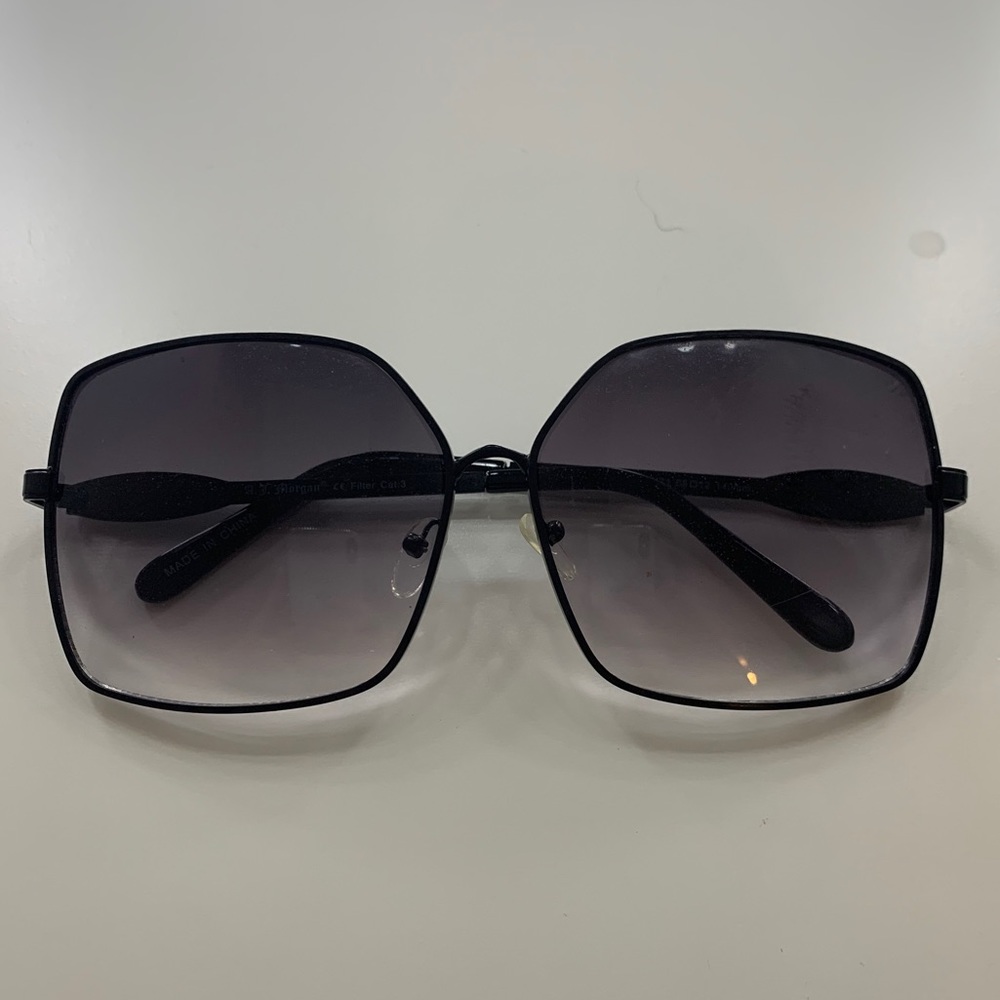 Oversized square ombré sunglasses